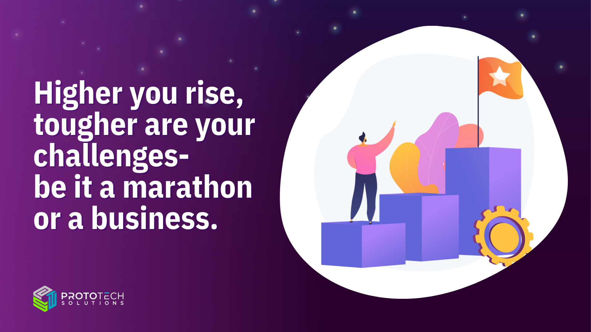 Higher you rise, tougher are your challenges – be it a marathon or a business.