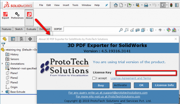 3d pdf export solidworks | Solidwords 3d by ProtoTech Solutions