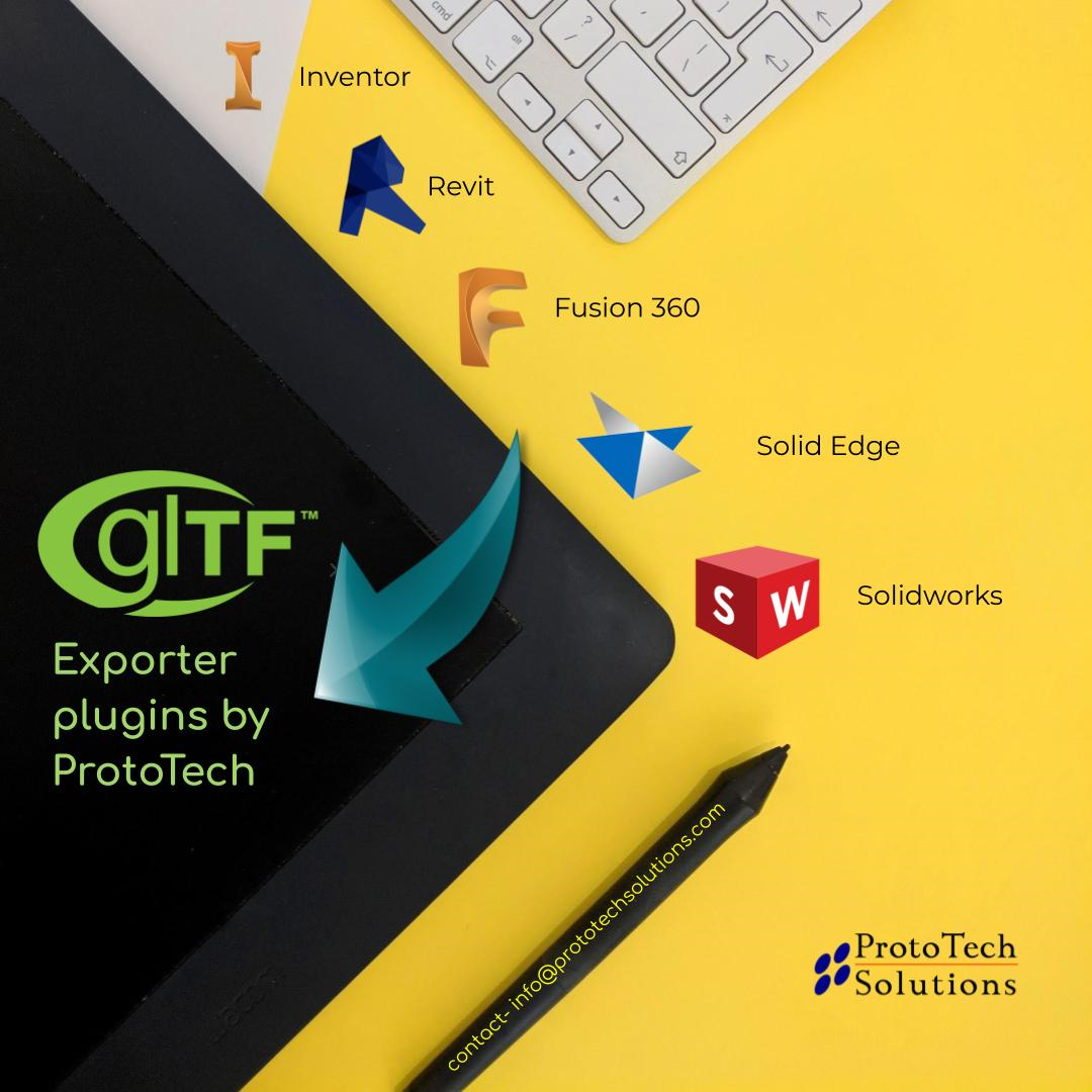 Introducing glTF 2.0 file Export support for various platforms