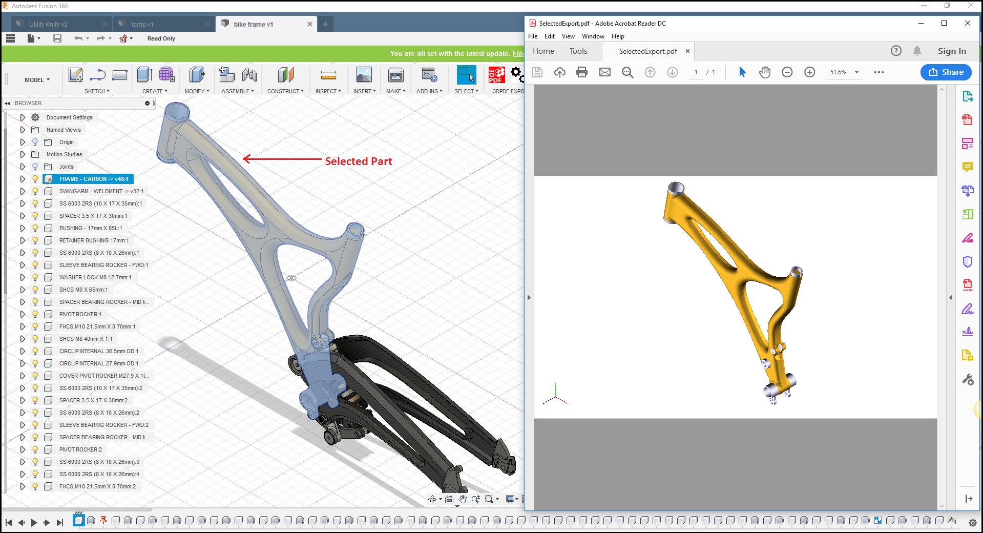 Use ProtoTech 3D Plugins - 3D PDF Exporter For Fusion 360 For Better ...