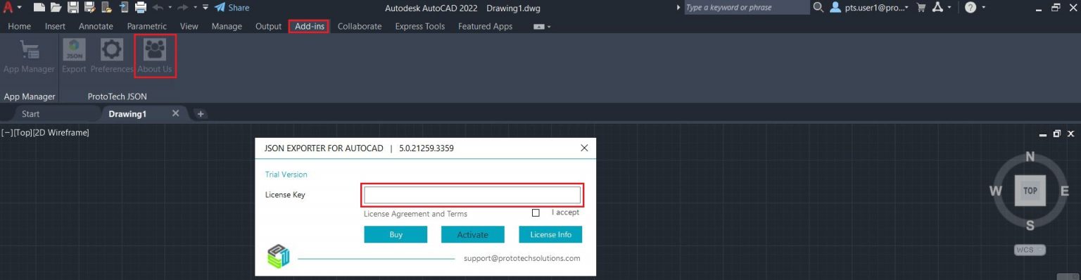 JSON Exporter For AutoCAD Plugin with updated features - ProtoTech ...