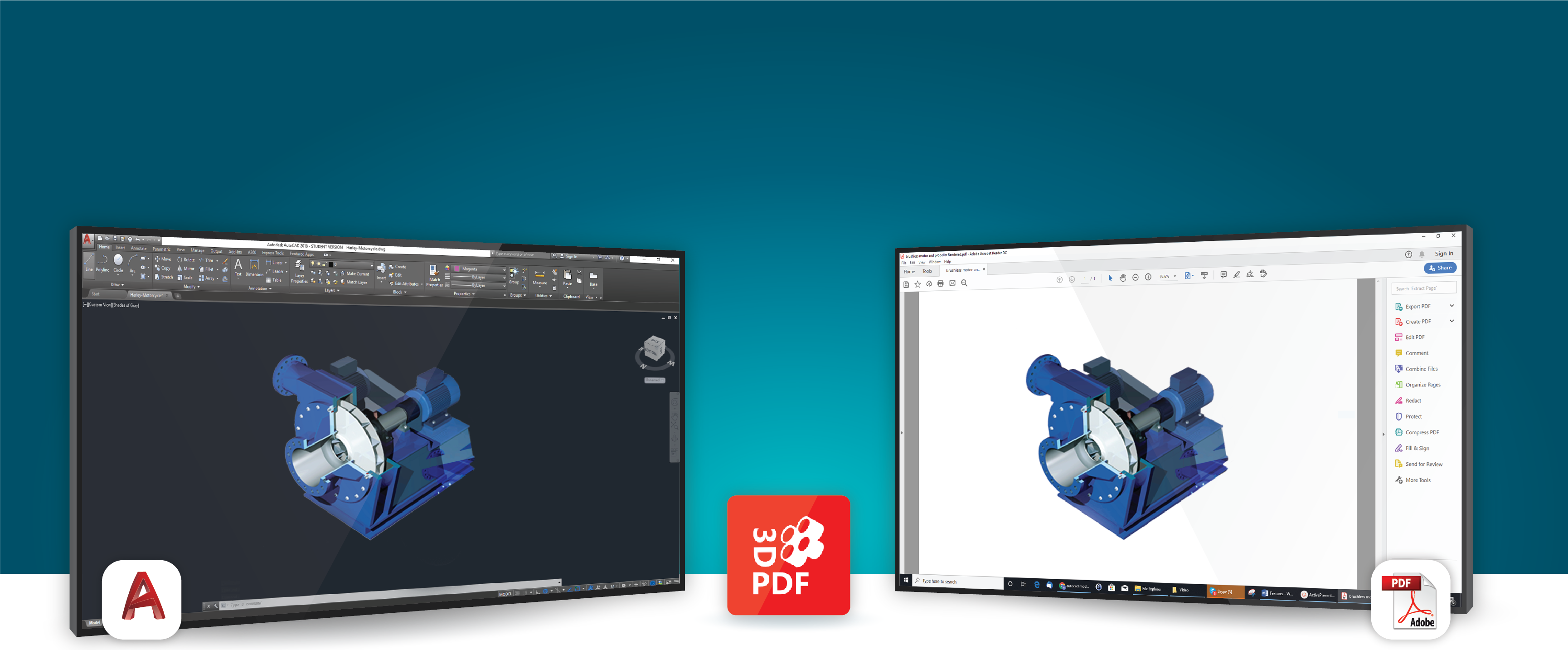 3D PDF Exporter For AutoCAD Plugin