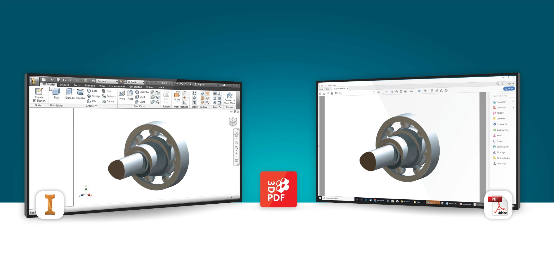 3D PDF Exporter For Inventor With Updated Features