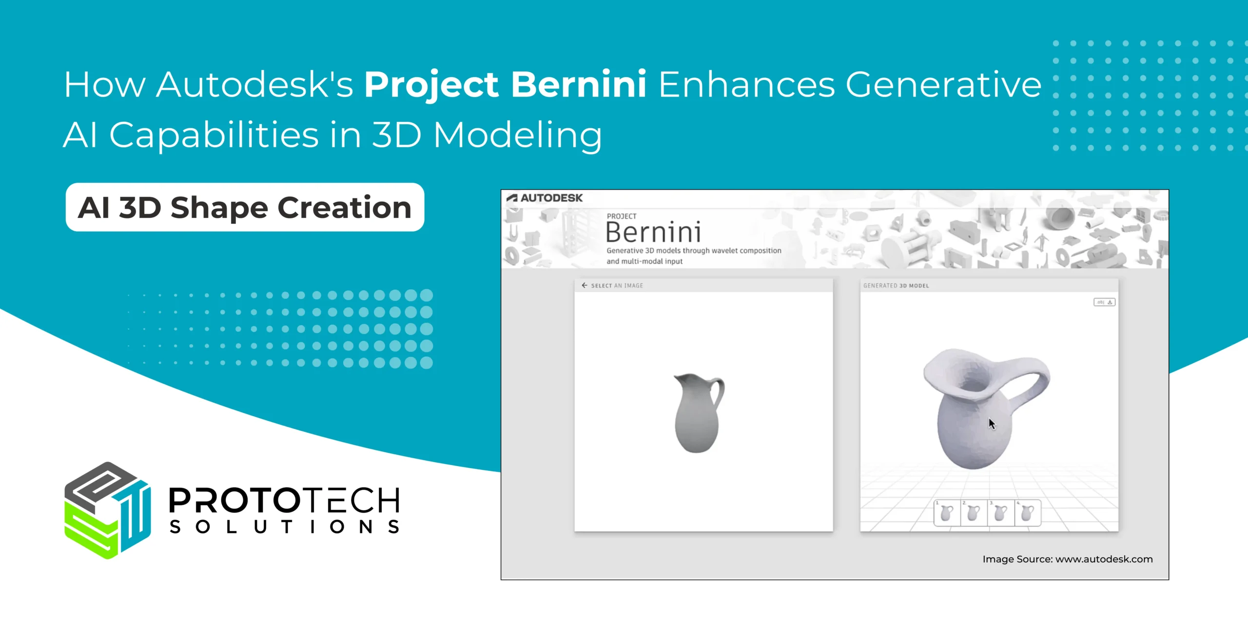 How Autodesk's Project Bernini Enhances Generative AI Capabilities in 3D Modeling