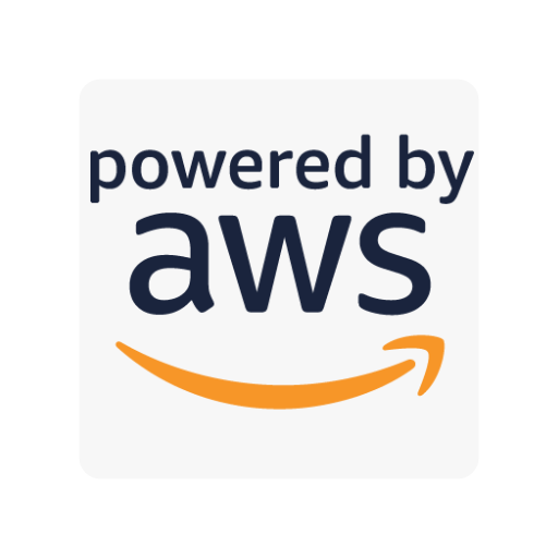 Powered by Amazon Web Services