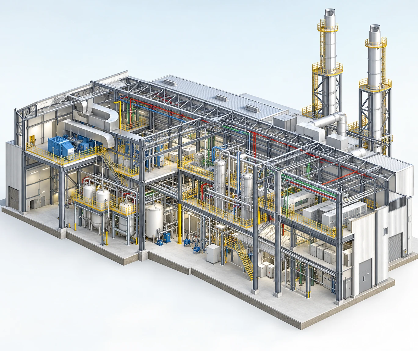 Enhancing Industrial Properties with Advanced BIM Modeling