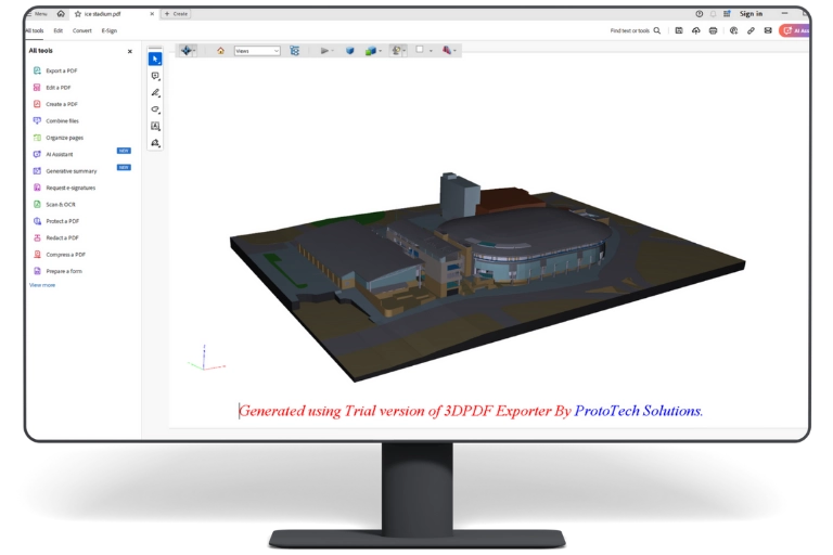 PTS Output 3D PDF Exporter for Navisworks