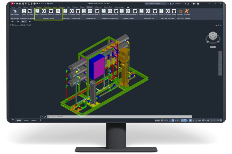 ProtoTech's 3D PDF Exporter for Autodesk AutoCAD