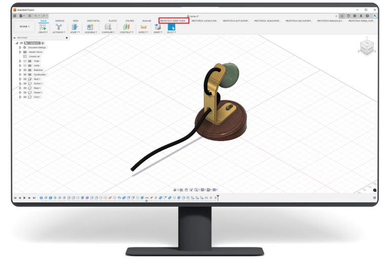 ProtoTech's 3D PDF Exporter for Autodesk Fusion