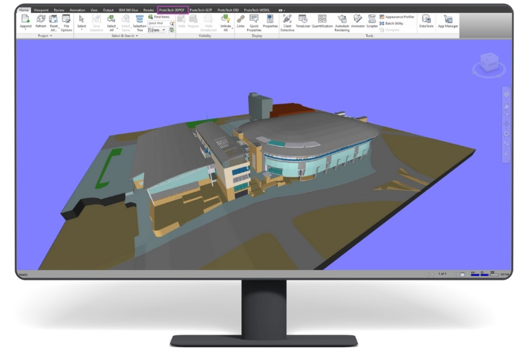 ProtoTech's 3D PDF Exporter for Navisworks