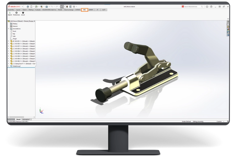 ProtoTech's OBJ Exporter for SolidWorks