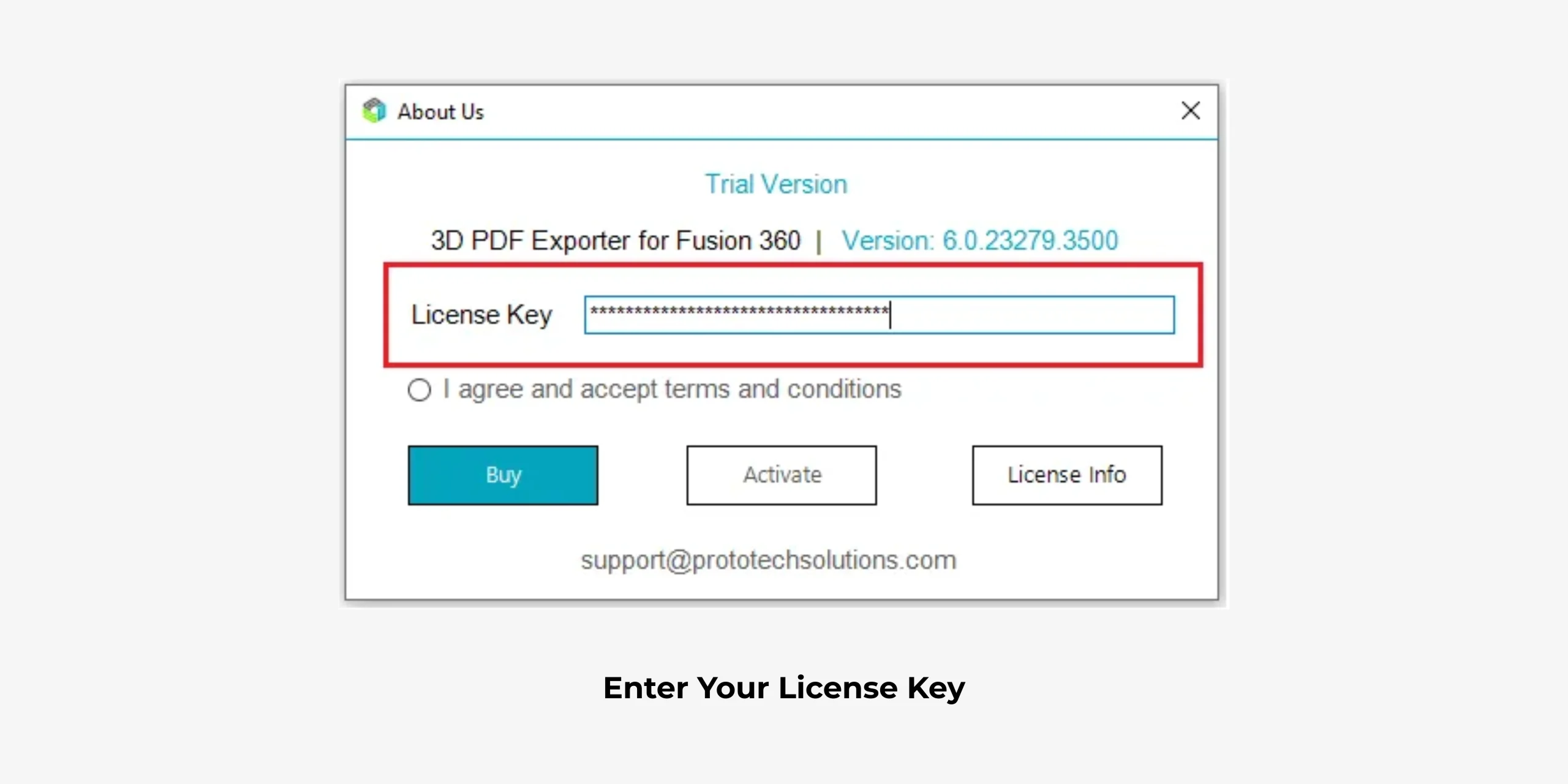 Enter Your License Key Enter Your License Key