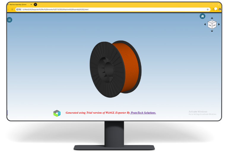 PTS Output WebGL Exporter for Autodesk Inventor