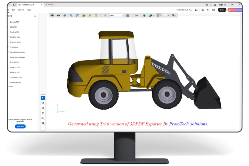PTS Output 3D PDF Exporter for Autodesk Revit Software - Free Trial Available