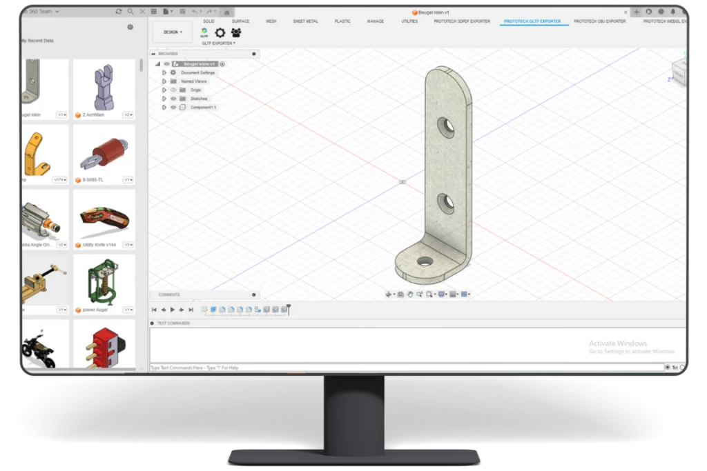 ProtoTech's GLTF Exporter for Fusion - Get Free Trial