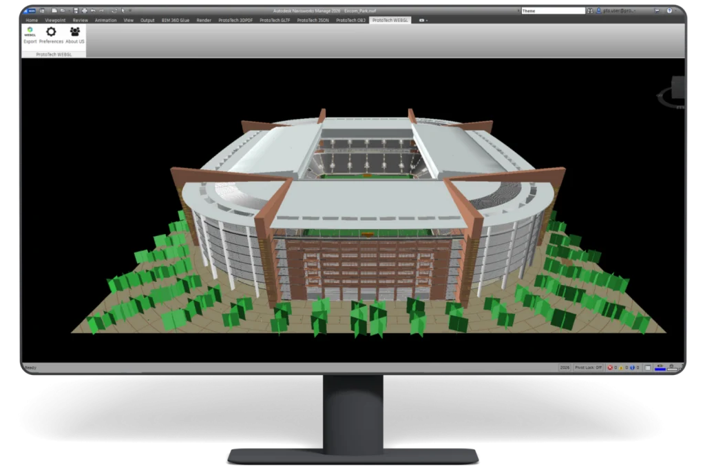 ProtoTech's WebGL Exporter for Autodesk Navisworks- Get Free Trial