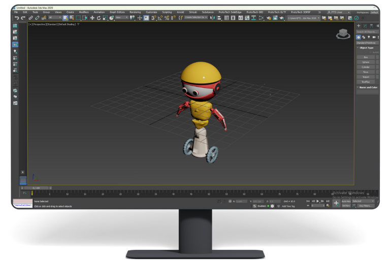 PTS Output GLTF Importer for Autodesk 3ds Max Software - Free Trial Available
