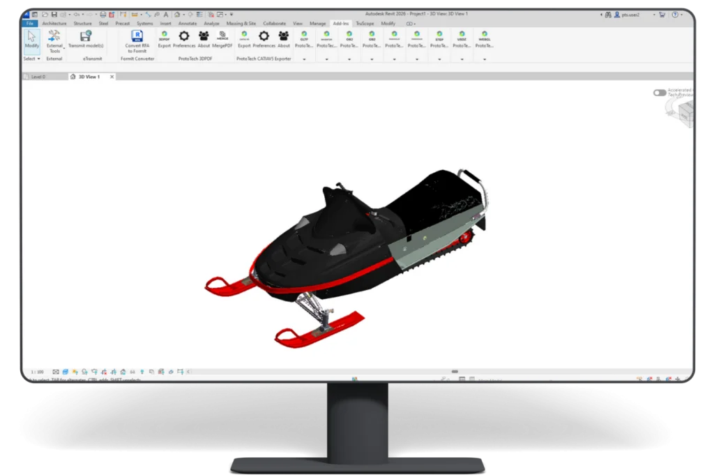 PTS Output OBJ Importer for Autodesk Revit Software - Free Trial Available