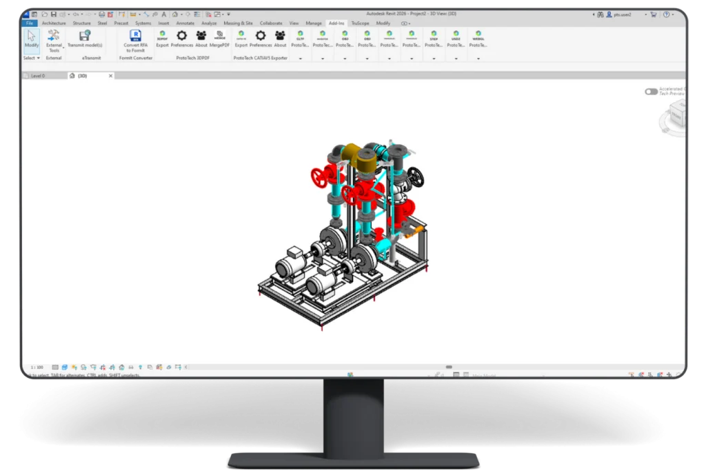 PTS Output STEP Importer for Autodesk Revit Software - Free Trial Available