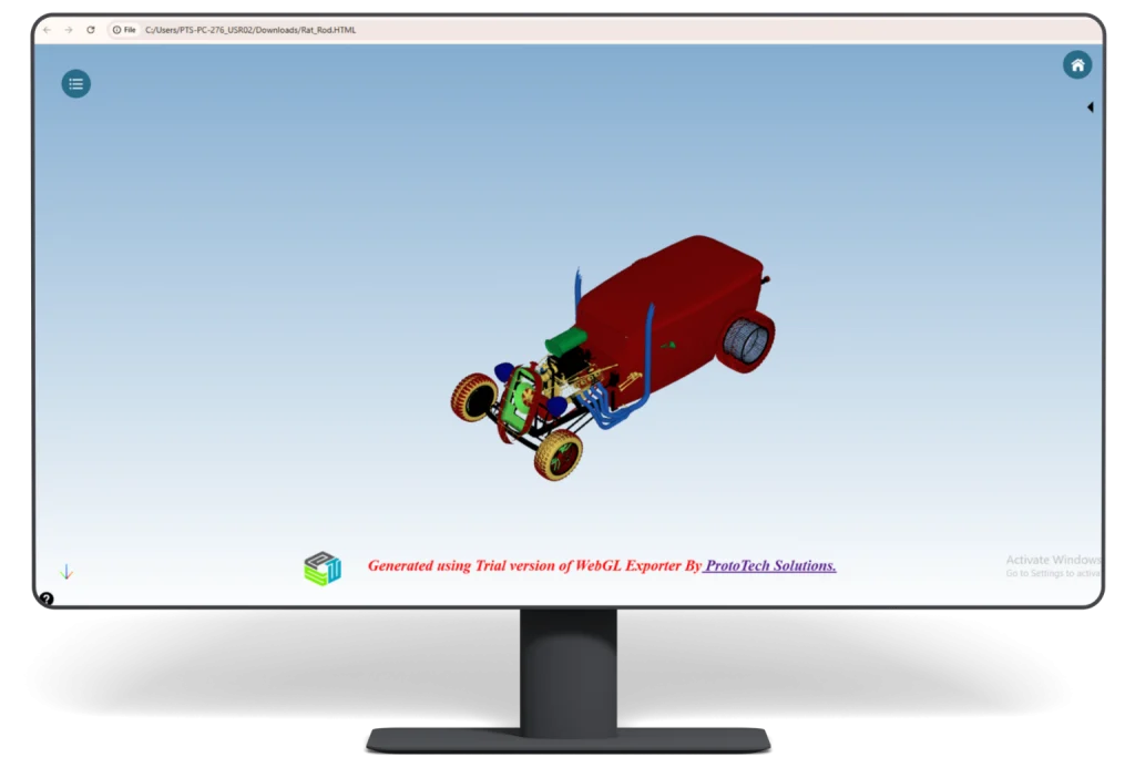 PTS Output WebGL Exporter for Autodesk AutoCAD Software - Free Trial Available