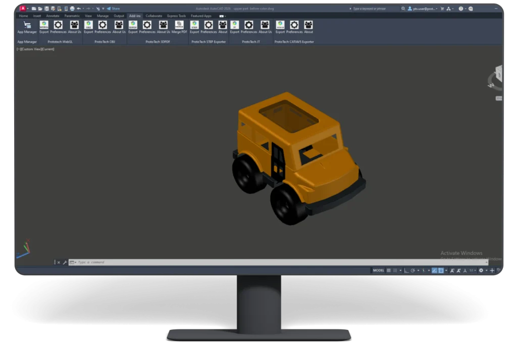 ProtoTech's CATIA V5 Exporter for Autodesk AutoCAD - Get Free Trial
