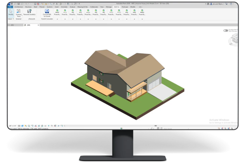 ProtoTech's Parasolid Exporter for Autodesk Revit- Get a Free Trial
