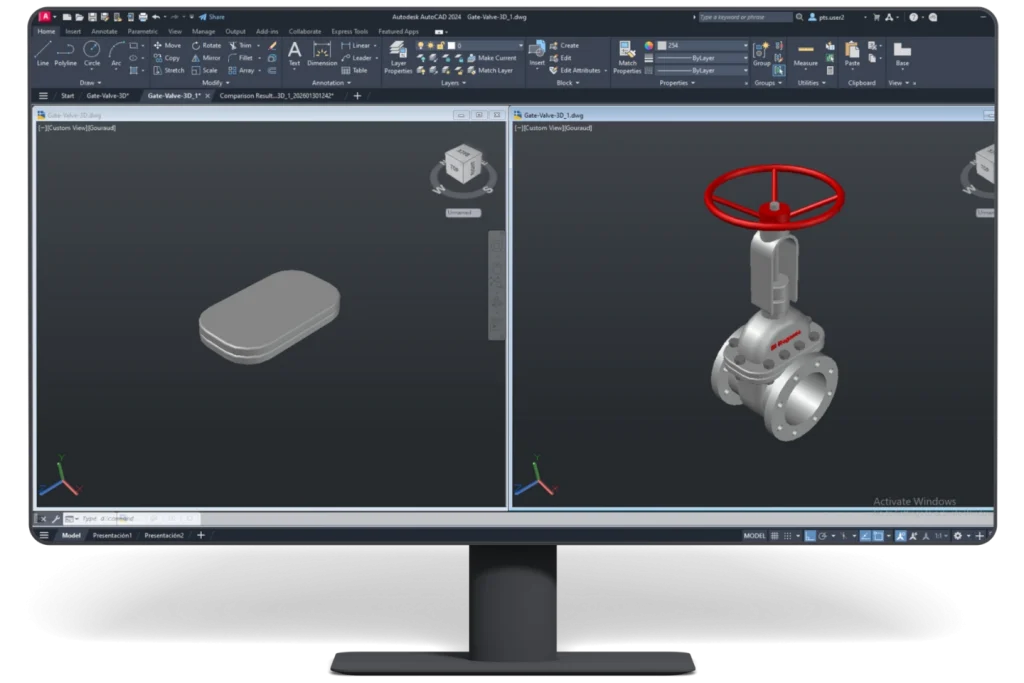 ProtoTech's DWG _ DXF Compare for Autodesk AutoCAD - Get a Free Trial