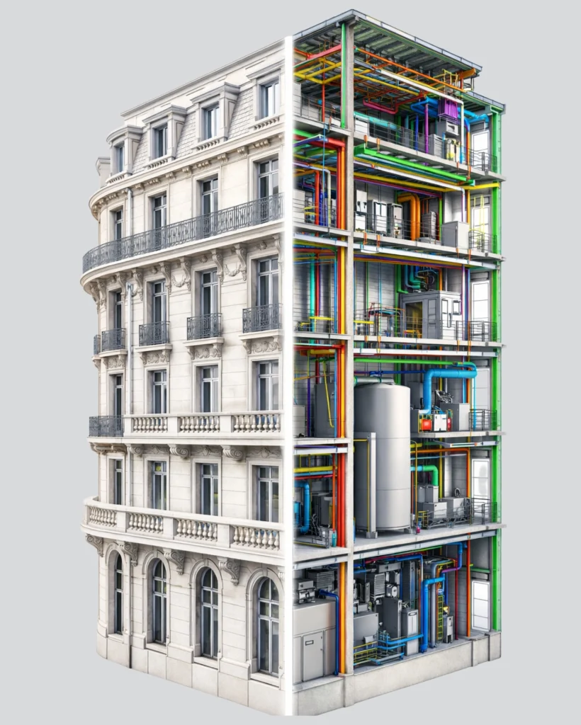 scan to BIM modeling services for renovation projects