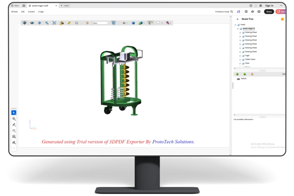 Free 3D PDF to OBJ file converter tool
