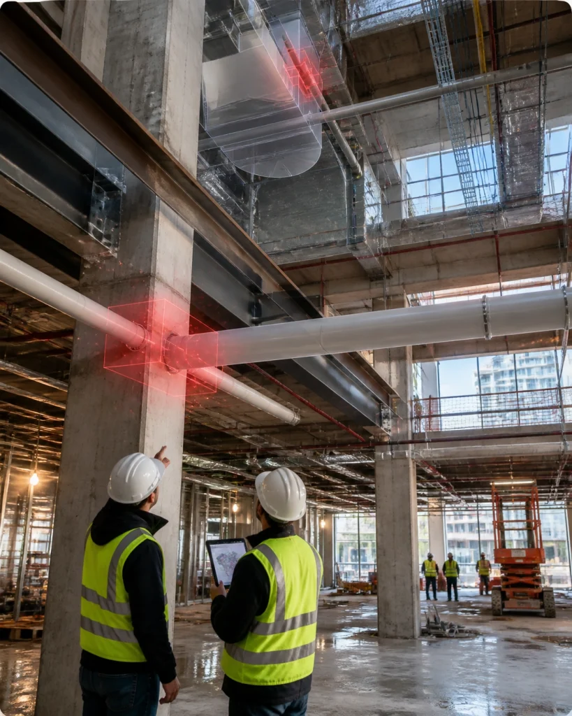 outsourced BIM clash detection services for construction firms