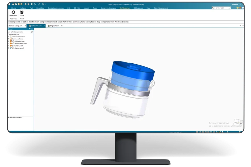 GLTF Exporter Plugin for Solid Edge