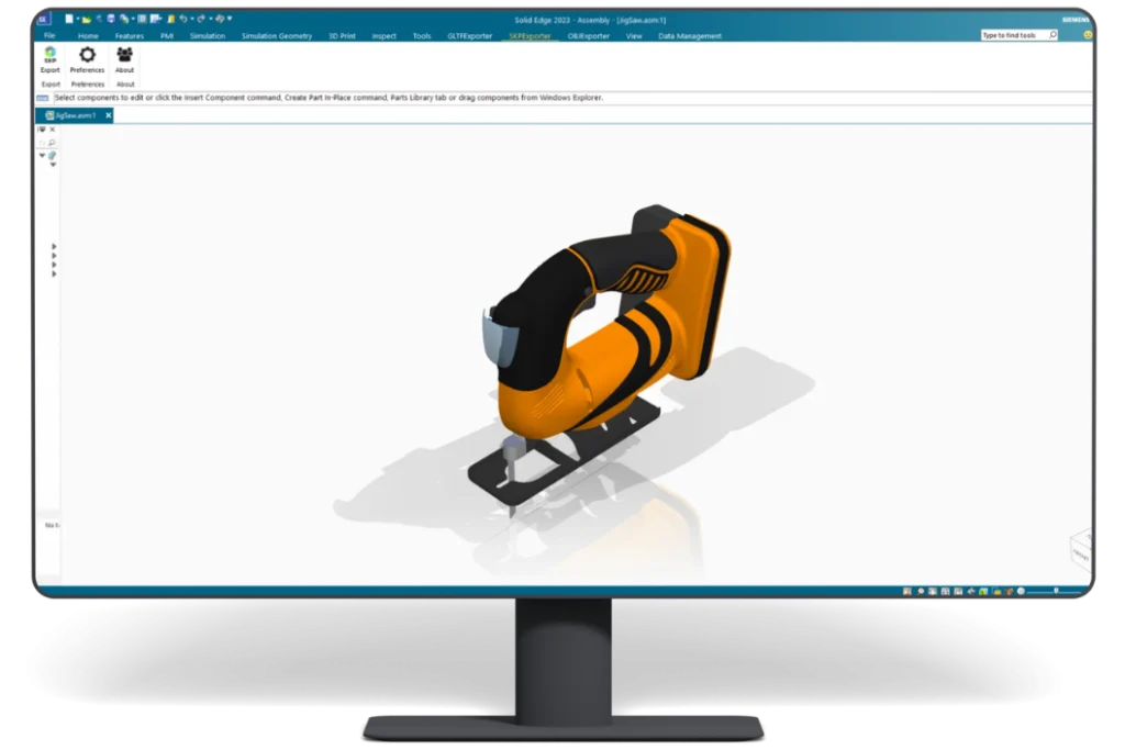 SKP Exporter Plugin for Solid Edge
